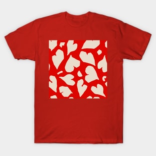 Beige Matisse Hearts T-Shirt